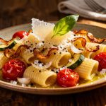 Tagliatelle zucchine e pomodorini: ricetta cremosa e gustosa