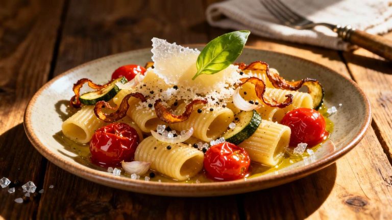 Tagliatelle zucchine e pomodorini: ricetta cremosa e gustosa