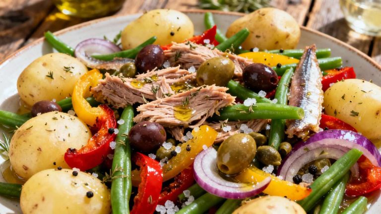 Ricetta Salutare: insalata di Fagiolini, peperoni e Patate Gustosa