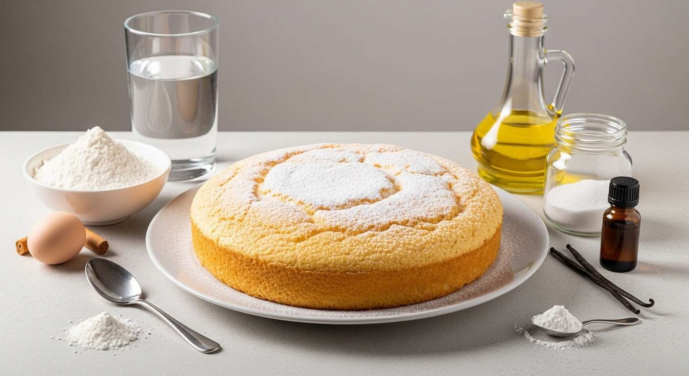 Torta all’acqua soffice senza uova né burro: ricetta facile e leggera