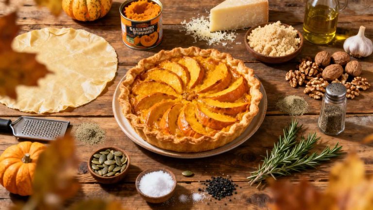 Torta salata alla zucca: ricetta autunnale irresistibile per un tocco dorato e profumato