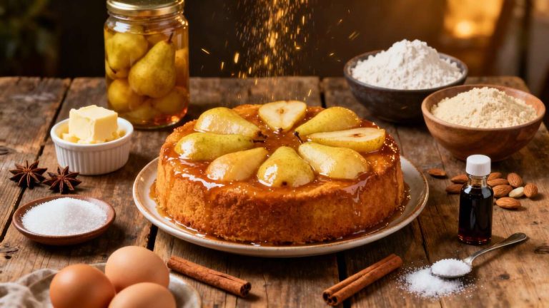 Pere e dolci autunnali: torta rovesciata perfetta per la famiglia