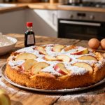 Questa torta di mele semplicissima è pronta in pochi minuti