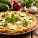 Come preparare una frittata di zucchine, feta ed erbe fresche in pochi passaggi