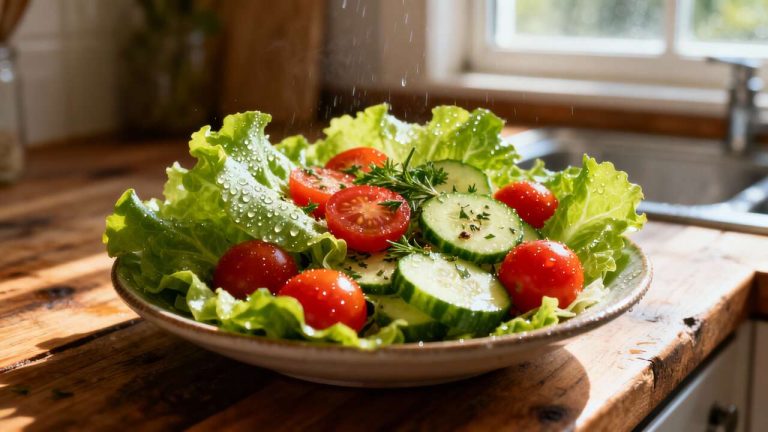 Il gesto inaspettato che ridà vita a un’insalata avvizzita dopo 5 giorni in frigo