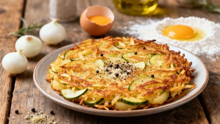 Rösti croccanti senza frittura grazie all’Airfryer: con patate e zucchine