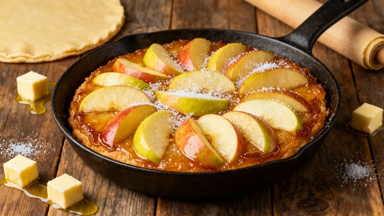 Ho provato la torta tatin in padella: non crederai al risultato!