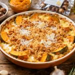Questo gratin di zucca e castagne cambierà le tue cene autunnali
