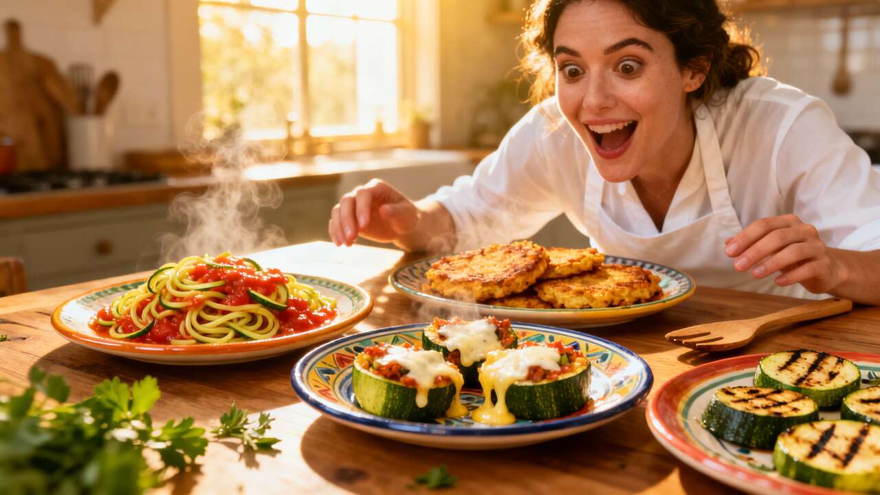 Trasforma i tuoi pasti con queste 15 idee innovative a base di zucchine
