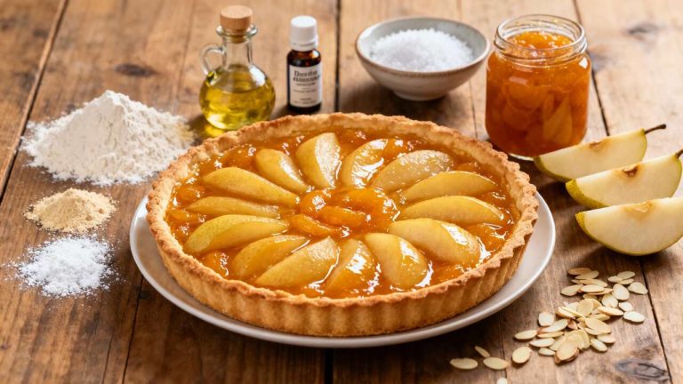 Ogni volta che la preparo, tutti vogliono la ricetta”: la crostata di pere e mandorle pronta in 15 minuti
