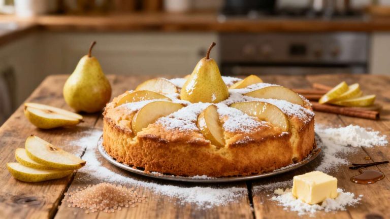 La torta alle pere definitiva: 5 ingredienti per un dolce di stagione irresistibile