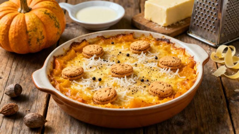 Solo 5 ingredienti: il gratin di zucca più cremoso dell’autunno