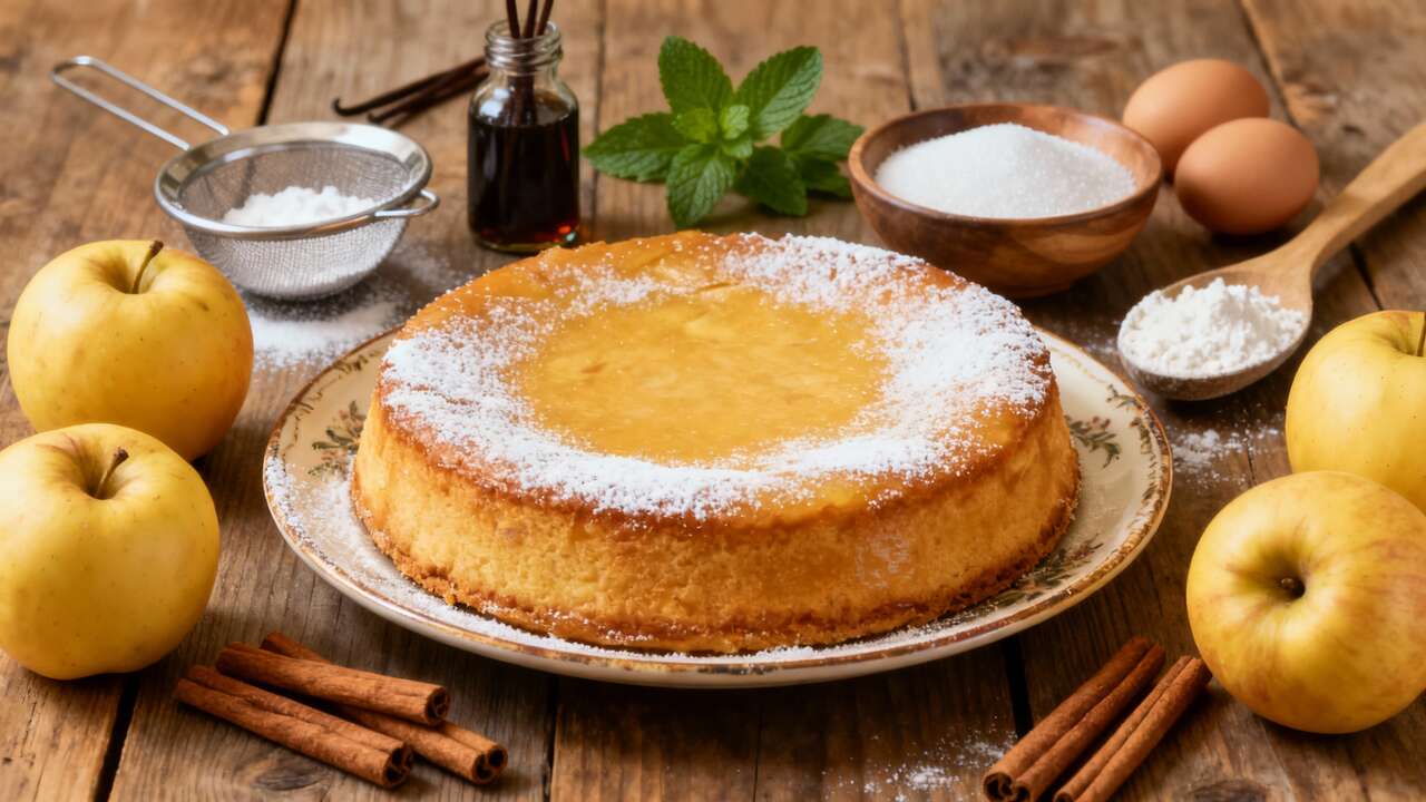 Flan di mele soffice e leggero: il dessert perfetto di stagione
