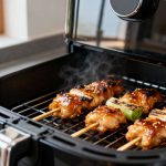 Barbecue di nuova generazione: yakitori senza fumo con l’Airfryer