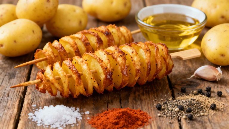 Patate tornado fatte in casa: il nuovo modo super goloso per gustare le patate di tutti i giorni