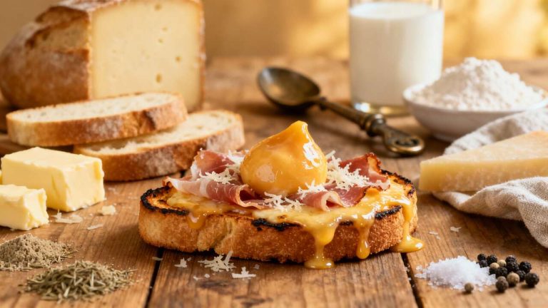 Gratinato e leggero: questo toast al formaggio batte il classico croque monsieur