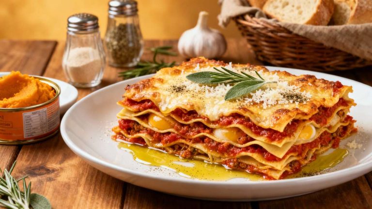 Lasagne pollo e zucca: la ricetta semplice che piace a tutti