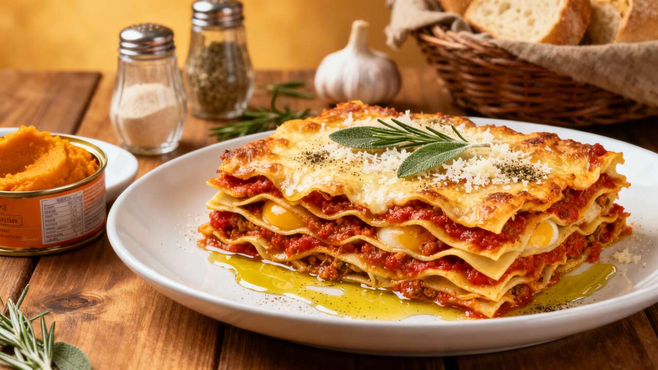 Lasagne pollo e zucca: la ricetta semplice che piace a tutti