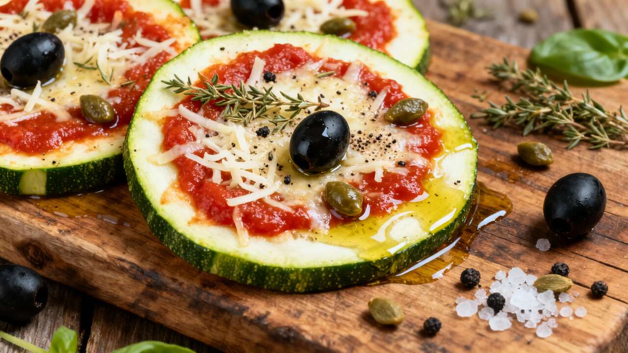 Cosa fare con una zucchina grande? Questa ricetta di mini pizze è perfetta